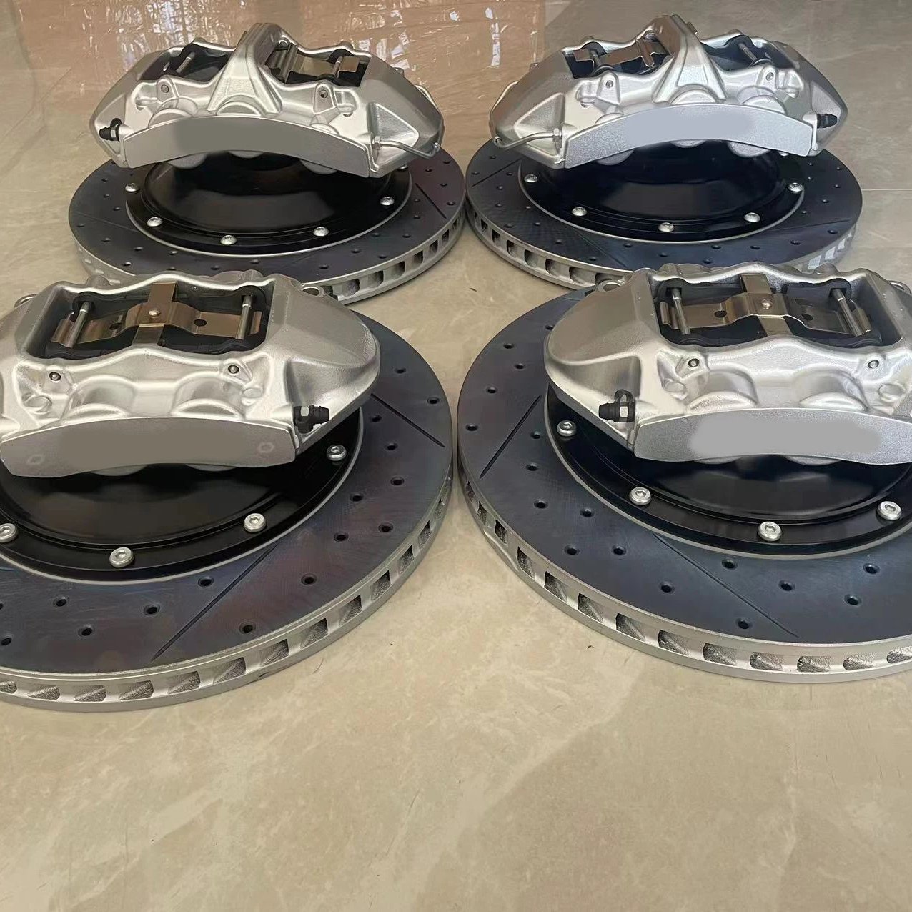 Top Quality Front 6 Pot Brake Caliper Rear 4 Pot Brake Caliper Car Repair Kit 380 mm Brake Disc for Camaro Zl1 SS
